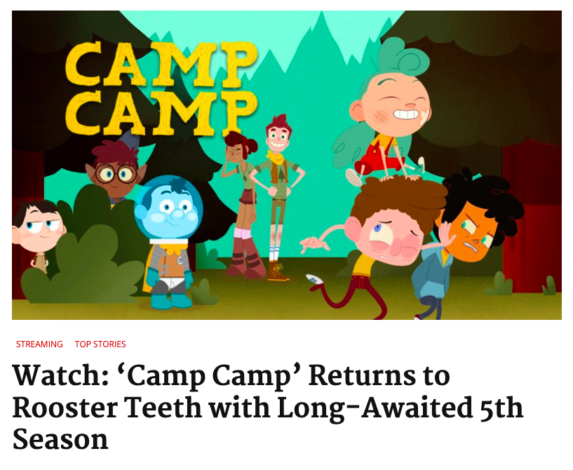 Camp Camp Season 5 coming soon! News Benjamin Zecker